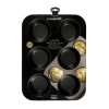 Bakemaster Muffin/Cupcake Pan Large Non-Stick 6 Cup (90x40mm) - 35x26cm