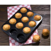 Vogue Carbon Steel Non-Stick Muffin Tray 12 Cup