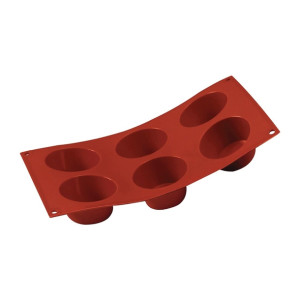 Frenti Silicone Muffin Mould 6 Cup 69x35mm