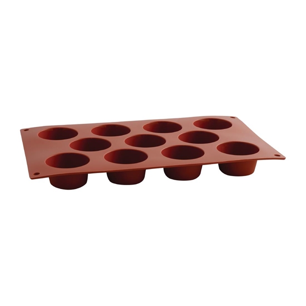 Frenti Silicone Muffin Mould 11 Cup 51x28mm Frenti Silicone Muffin Mould 11 Cup 51x28mm