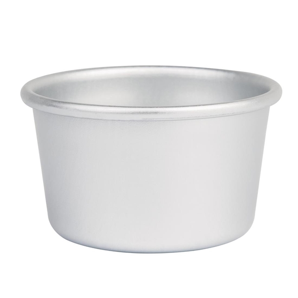 Vogue Aluminium Mini Dariole Moulds 100ml (6 Pack)