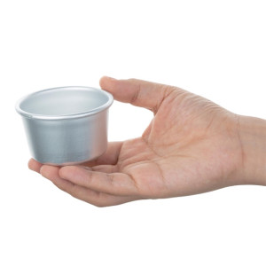Vogue Aluminium Mini Dariole Moulds 100ml (6 Pack)