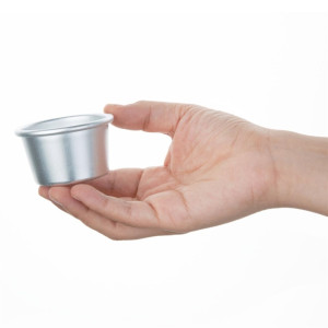 Vogue Aluminium Mini Dariole Moulds 85ml (6 Pack)