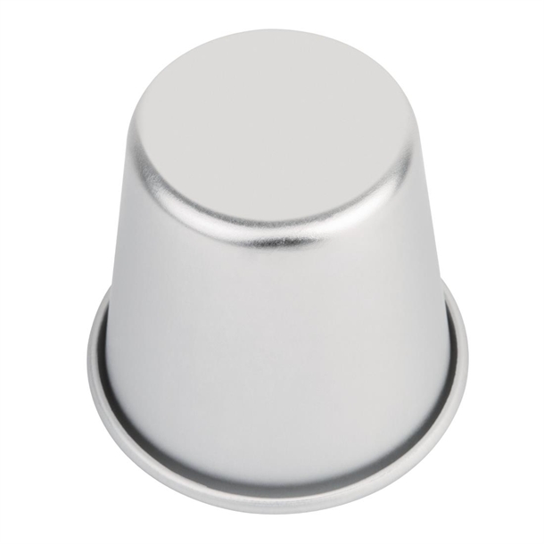 Vogue Aluminium Extra Deep Mini Dariole Mould 128ml Vogue Aluminium Extra Deep Mini Dariole Mould 128ml