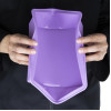 Hygiplas Flexible Silicone Square Bake Pan Purple 245mm