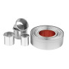 Vogue Round Plain Pastry Cutter Set (11 Pack)