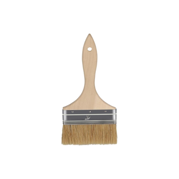 Chef Inox Pastry Brush Natural Bristles With Wood Handle