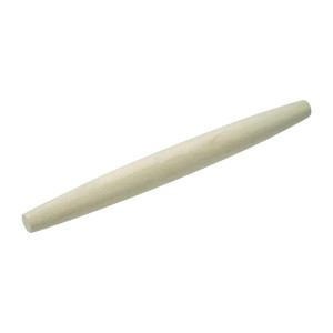 Chef Inox French Beechwood Tapered Rolling Pin - 475mm