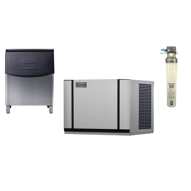 Ice-O-Matic Modular IceCube Maker 209kg e/24hr with 230kg Bin & Filter Ice-O-Matic Modular IceCube Maker 209kg e/24hr with 230kg Bin & Filter