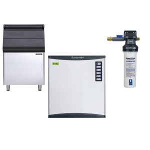 Scotsman 199kg Output Half Dice Ice Maker with 243kg Bin & Water Filter Scotsman 199kg Output Half Dice Ice Maker with 243kg Bin & Water Filter