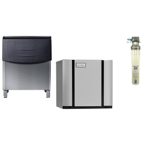 Ice-O-Matic Modular IceCube Maker 418kg e/24hr with 180kg Bin & Filter