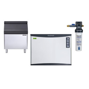 Scotsman 204kg Output Half Dice Ice Maker with 178kg Bin & Water Filter Scotsman 204kg Output Half Dice Ice Maker with 178kg Bin & Water Filter