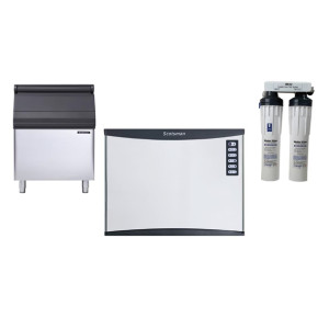 Scotsman 290kg Output Half Dice Ice Maker with 178kg Bin & Water Filter Scotsman 290kg Output Half Dice Ice Maker with 178kg Bin & Water Filter