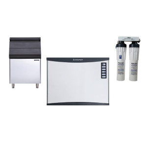 Scotsman 290kg Output Half Dice Ice Maker with 243kg Bin & Water Filter Scotsman 290kg Output Half Dice Ice Maker with 243kg Bin & Water Filter