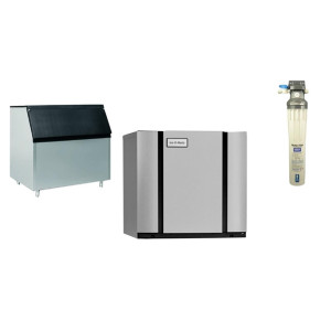 Ice-O-Matic Modular IceCube Maker 418kg e/24hr with 460kg Bin & Filter