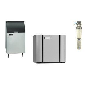 Ice-O-Matic Modular IceCube Maker 240kg e/24hr with 160kg Bin & Filter