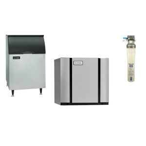 Ice-O-Matic Modular IceCube Maker 418kg e/24hr with 232kg Bin & Filter