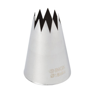 Schneider Stainless Steel Star Nozzle 18mm