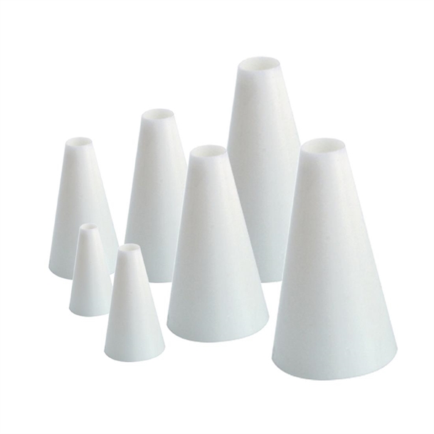 Chef Inox Thermo Tubes Piping Nozzles Decorating Set 7pc (Plain No 3-15)