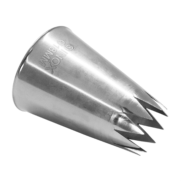 Schneider Stainless Steel Star Nozzle 18mm Schneider Stainless Steel Star Nozzle 18mm