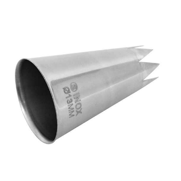 Schneider Stainless Steel Star Nozzle 13mm Schneider Stainless Steel Star Nozzle 13mm