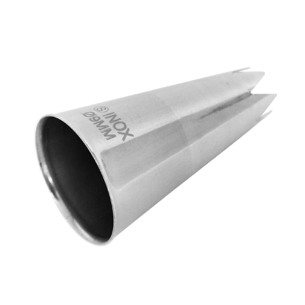 Schneider Stainless Steel Star Nozzle 9mm Schneider Stainless Steel Star Nozzle 9mm