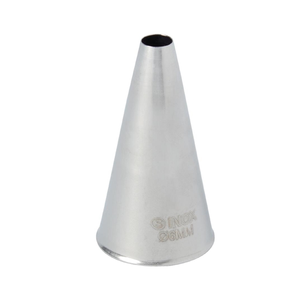 Schneider Stainless Steel Plain Nozzle 6mm Schneider Stainless Steel Plain Nozzle 6mm