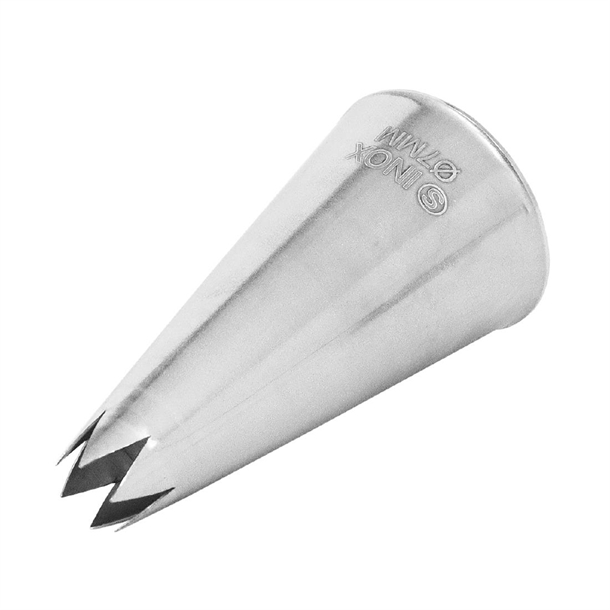 Schneider Stainless Steel Star Nozzle 7mm