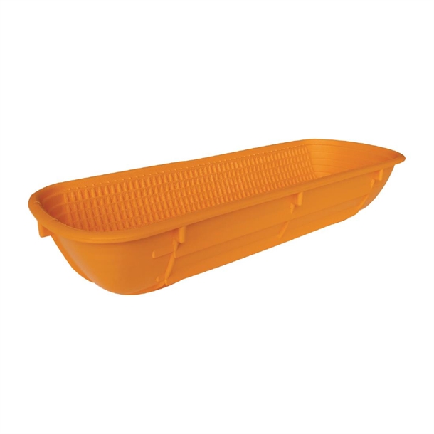 Matfer Bread Proofing Basket Orange 1.0kg - 350x130mm