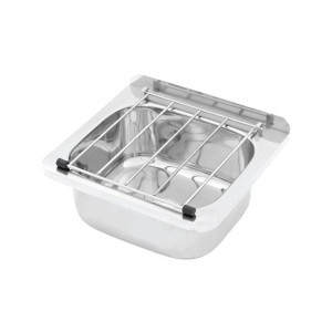 3monkeez Cleaners Sink with Grate & Brackets 31.2 Ltr