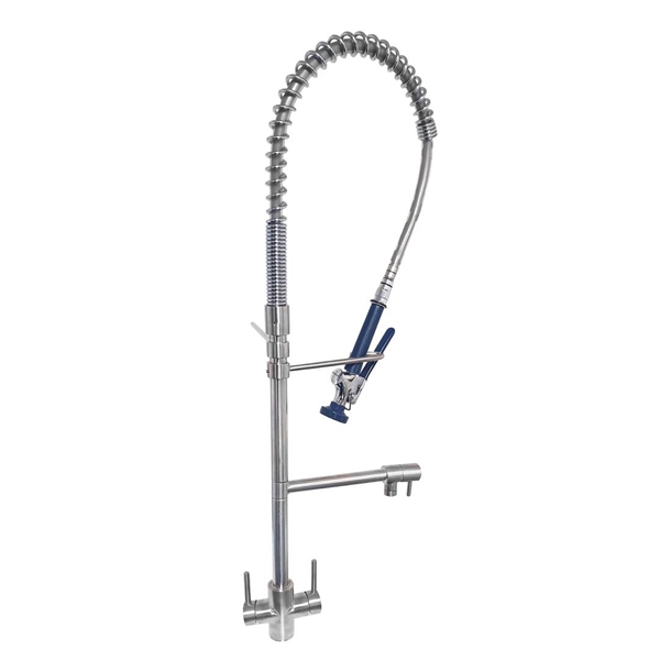 Jetstream JET1500D Deck Mounted Pre Rinse Spray Tap with Blue Handle
