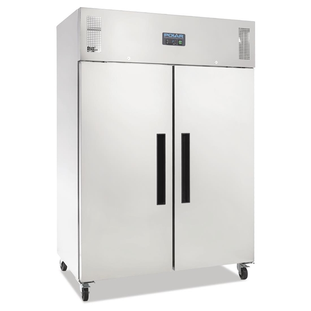 Polar G-Series 2 Door Upright Fridge 1200Ltr Stainless Steel