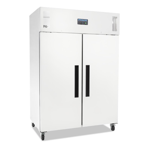 Polar G-Series 2 Door Upright Fridge 1200Ltr White Polar G-Series 2 Door Upright Fridge 1200Ltr White