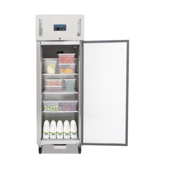 Polar G-Series Upright Fridge Stainless Steel 600Ltr Polar G-Series Upright Fridge Stainless Steel 600Ltr
