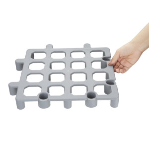 Vogue Plastic Dunnage Floor Rack (2 Pack)