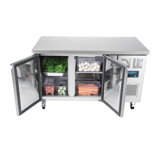 Polar U-Series Double Door Counter Fridge - 282Ltr Polar U-Series Double Door Counter Fridge - 282Ltr