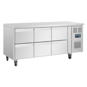 Polar U-Series Six Drawer Gastronorm Counter Fridge Polar U-Series Six Drawer Gastronorm Counter Fridge