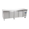 Polar U-Series Slimline Four Door Counter Fridge 449Ltr
