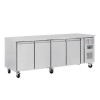 Polar U-Series Slimline Four Door Counter Fridge 449Ltr