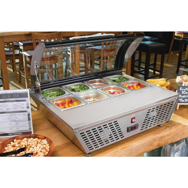 Polar G-Series Energy Efficient Countertop Prep Fridge 4x GN 1/3 Polar G-Series Energy Efficient Countertop Prep Fridge 4x GN 1/3