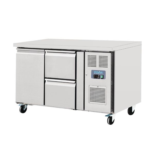 Polar U-Series Double Drawer Counter Fridge 282Ltr Polar U-Series Double Drawer Counter Fridge 282Ltr