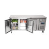 Polar U-Series Slimline Triple Door Counter Fridge 339Ltr