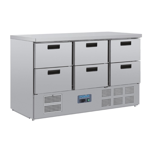 Polar G-Series Six Drawer Counter Fridge Polar G-Series Six Drawer Counter Fridge
