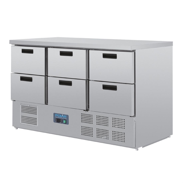 Polar G-Series Six Drawer Counter Fridge Polar G-Series Six Drawer Counter Fridge