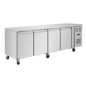 Polar U-Series Four Door Counter Fridge 553Ltr