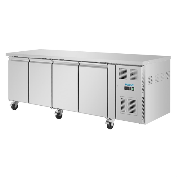 Polar U-Series Four Door Counter Fridge 553Ltr Polar U-Series Four Door Counter Fridge 553Ltr