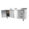 Polar U-Series Triple Door Counter Fridge with Upstand - 417Ltr