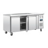 Polar 3 Door Counter Fridge