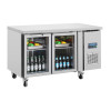 Polar U-Series 2 Door Counter Fridge with Glass Doors 205Ltr Polar U-Series 2 Door Counter Fridge with Glass Doors 205Ltr