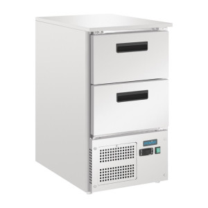 Polar G-Series Counter Fridge with 2 GN Drawers 65Ltr